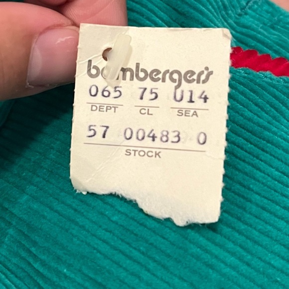 Vintage Deadstock Mine Alone Corduroy Overalls - Picture 2 of 6